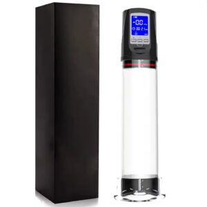 משאבת ואקום אוטומטית לגבר עם מסך LCD ו־4 רמות לחץ