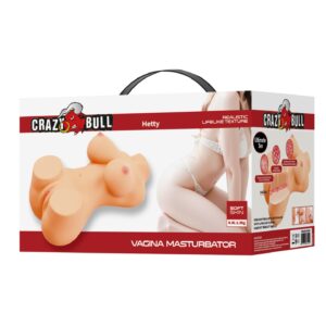 מאונן לגבר Crazy Bull עם שני פתחים ותחושה ריאליסטית
